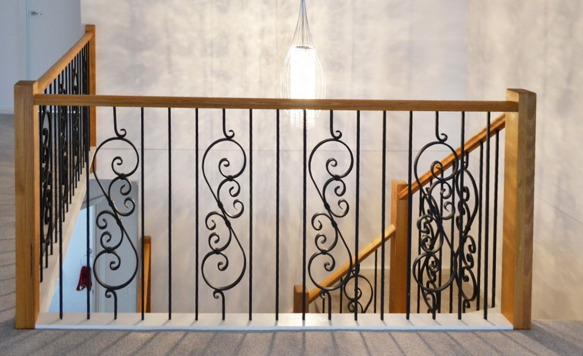 wrought iron balustrades