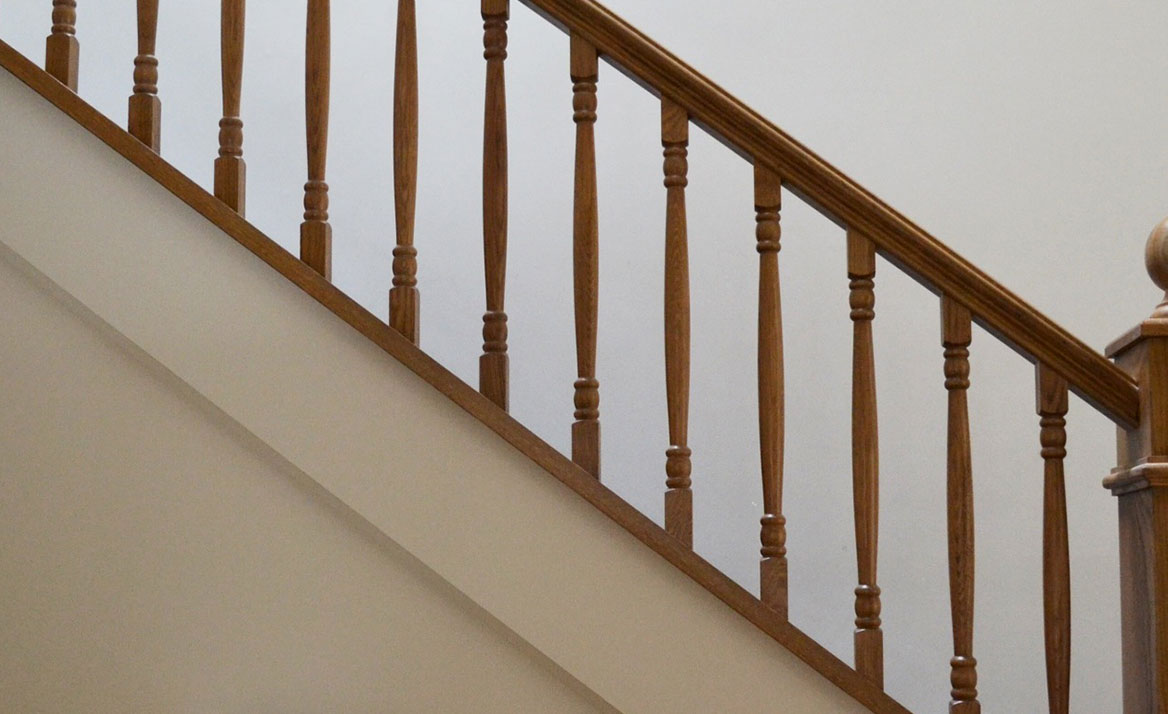 wooden balustrades