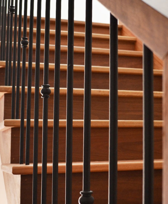 wrought iron balustrade