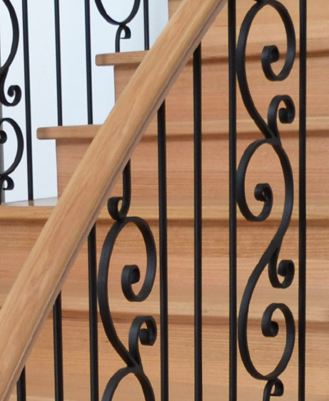 wrought iron balustrades